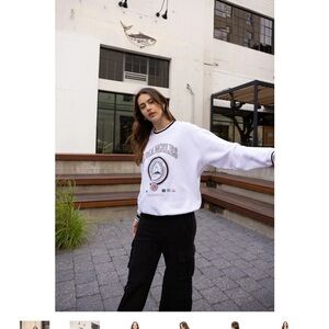 Vintage Style Los Angeles Sweatshirt Crewneck Lazy Sunday soft comfortable Sz XL